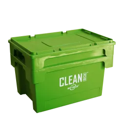 CLEAN BOX mit Deckel und Tauchkorb