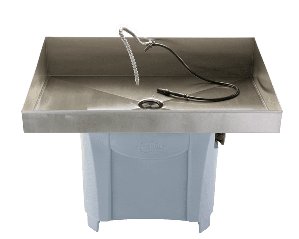 Rehausse en acier inoxydable (250 kg) pour BIO-CIRCLE GT Maxi