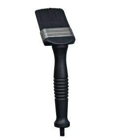 Pinceaux - Pinceau de lavage large, coudé.