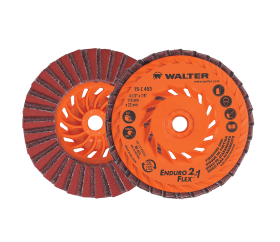 2in1 Finishing Fächerscheibe mit Spin-on