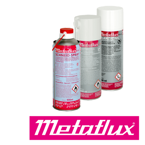 Das METAFLUX-Programm umfasst mehr als 30 Sprays
